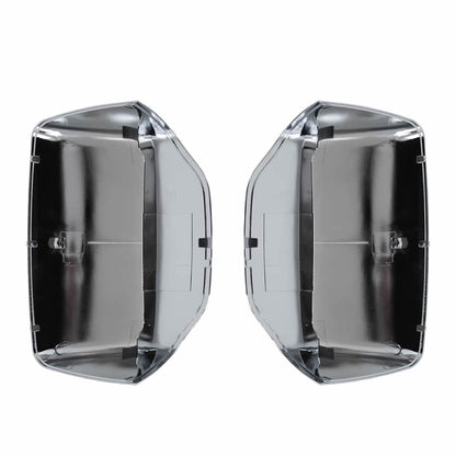 Chrome Hood Mirror Covers Fit for Kenworth T680 Peterbilt 579/587