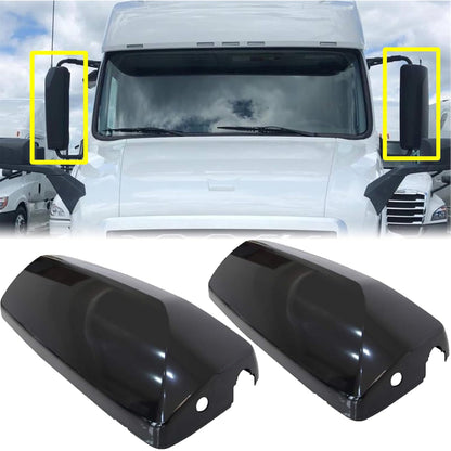 A Pair of Door Mirror Covers Fit for Volvo VNL 630/730/780/860 VNM 200/430 VNX 300