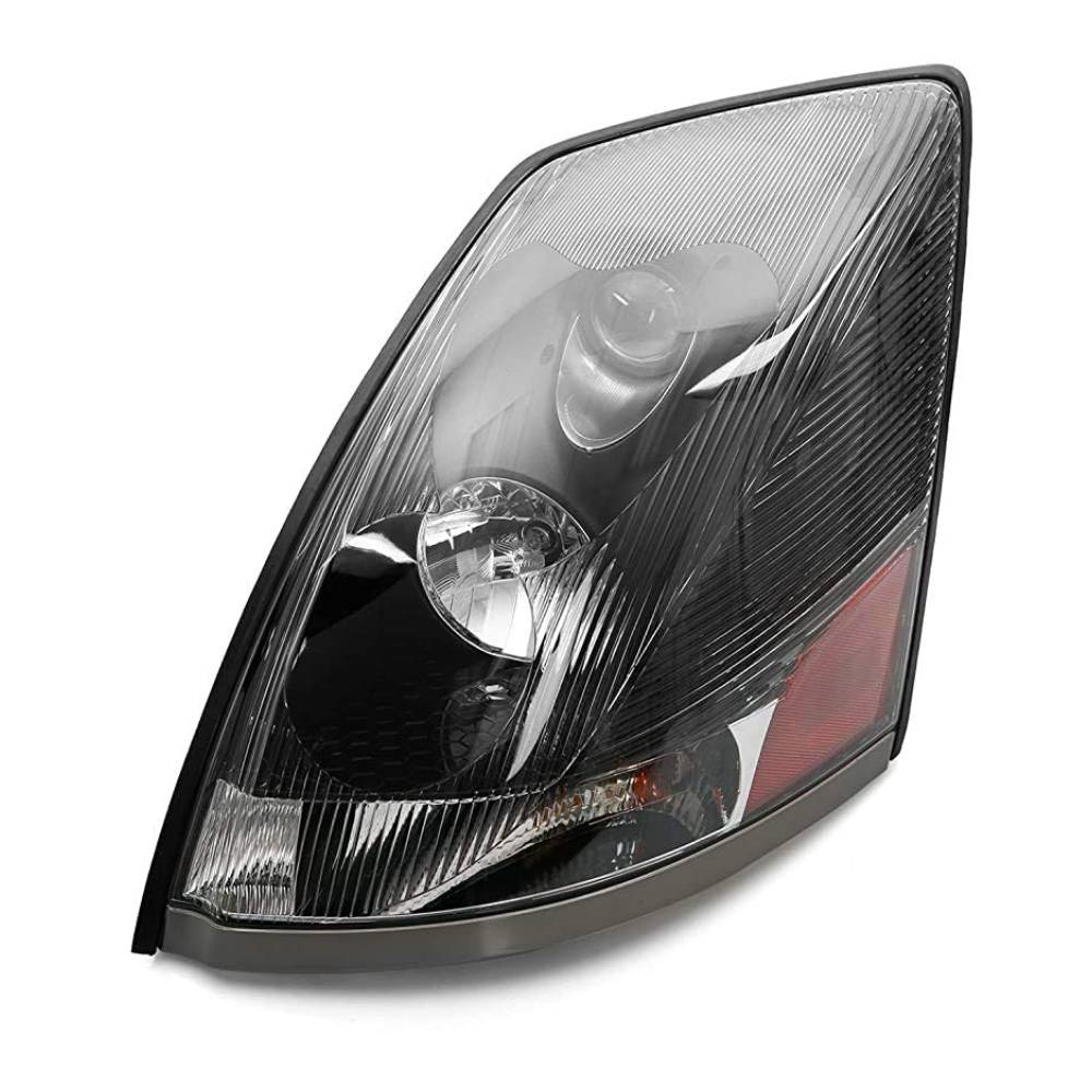 Volvo VNL VNM Headlight Assembly Black With Turn Signal