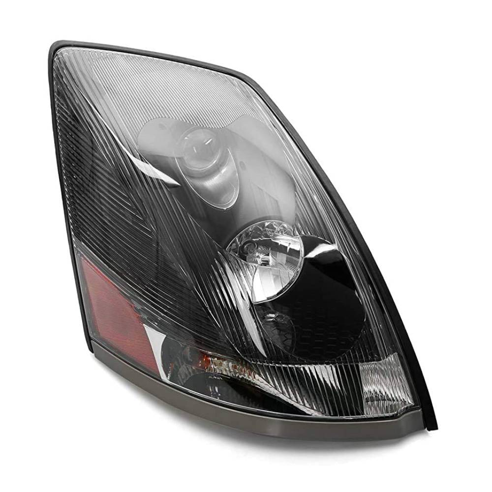 Volvo VNL VNM Headlight Assembly Black With Turn Signal