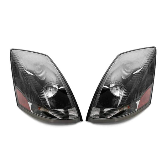 Volvo VNL VNM Headlight Assembly Black With Turn Signal