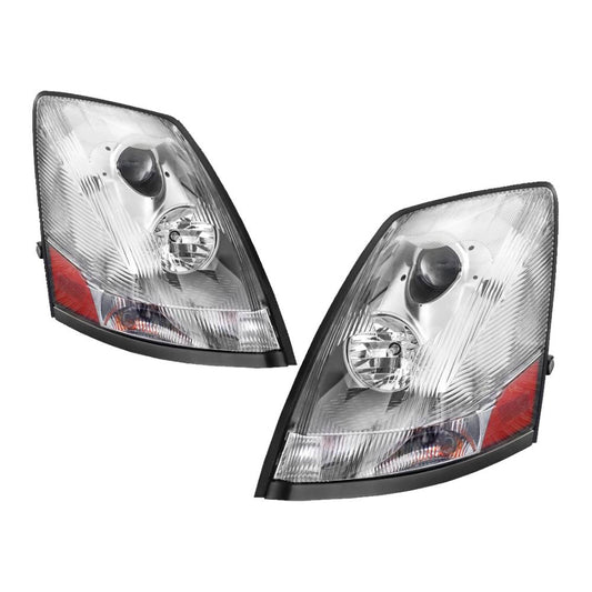 Volvo VNL Headlight Assembly Chrome With Turn Signal