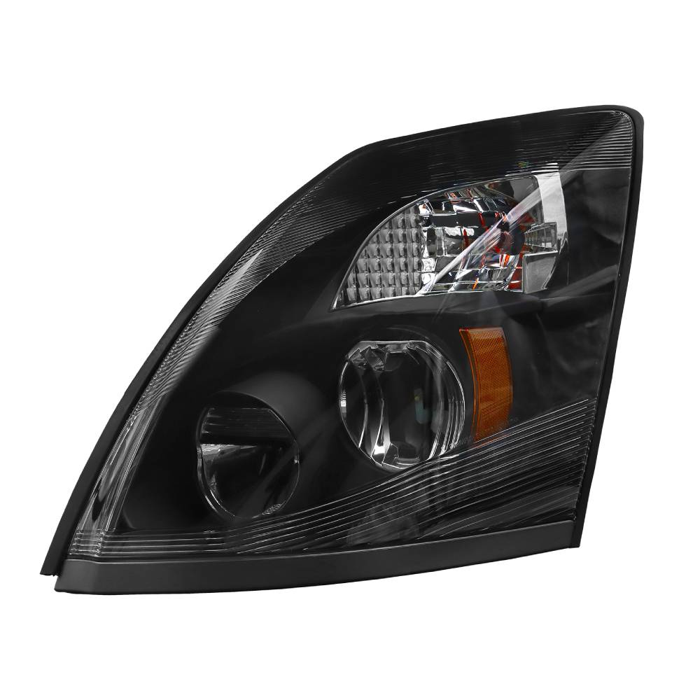 Volvo VNL Black Factory Style LED Headlights 2004-2014