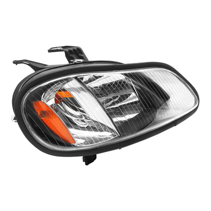 Freightliner M2 2004-2013 Headlight Assembly Black Pair