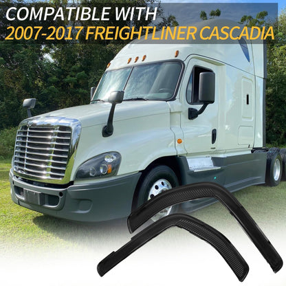 Window Air Guard Deflectors Compatible with 2007-2017 Freightliner Cascadia