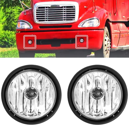 Fog Light for Freightliner Columbia 2000-2015/Freightliner Century With Bulbs (A Pair, White)